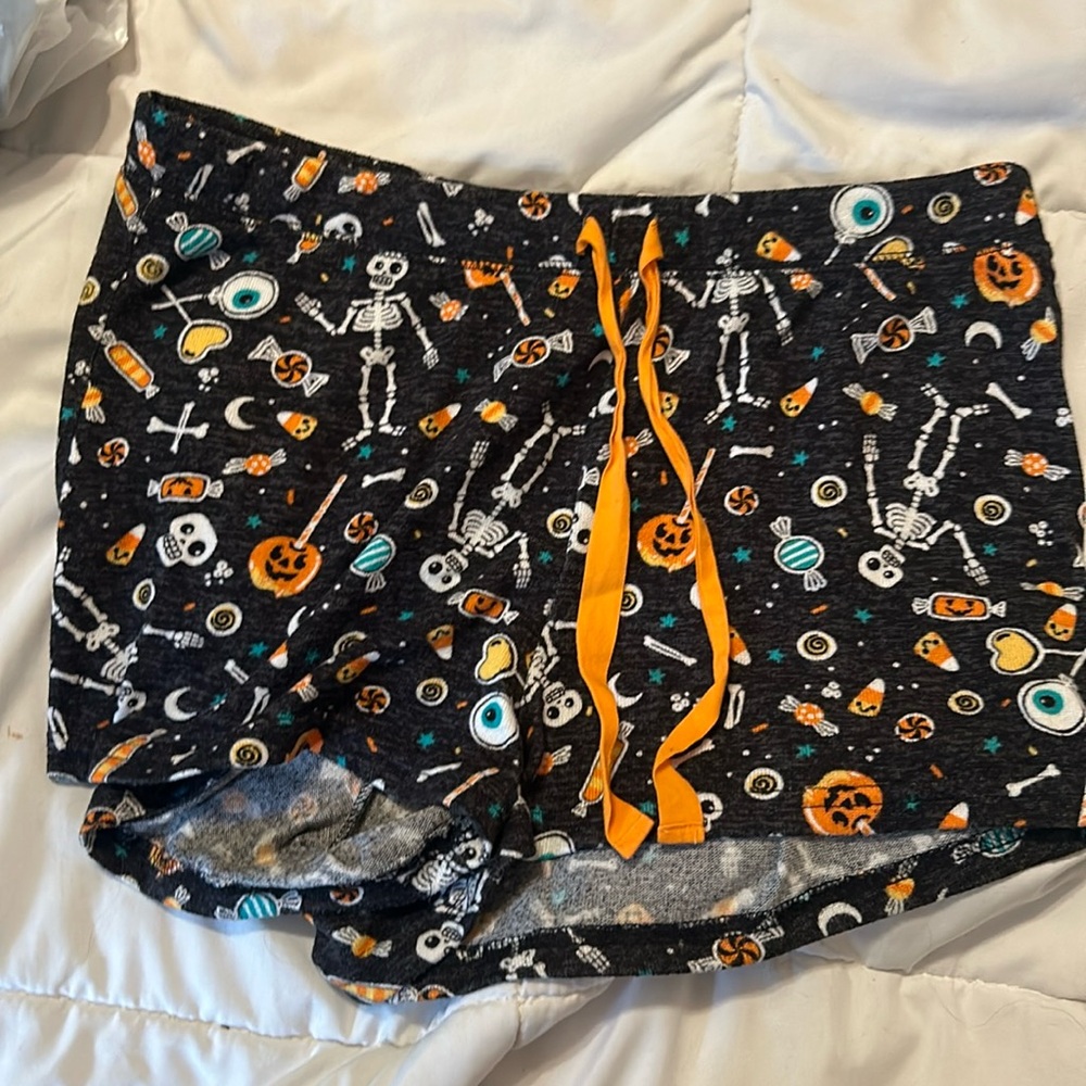 Halloween pj shorts